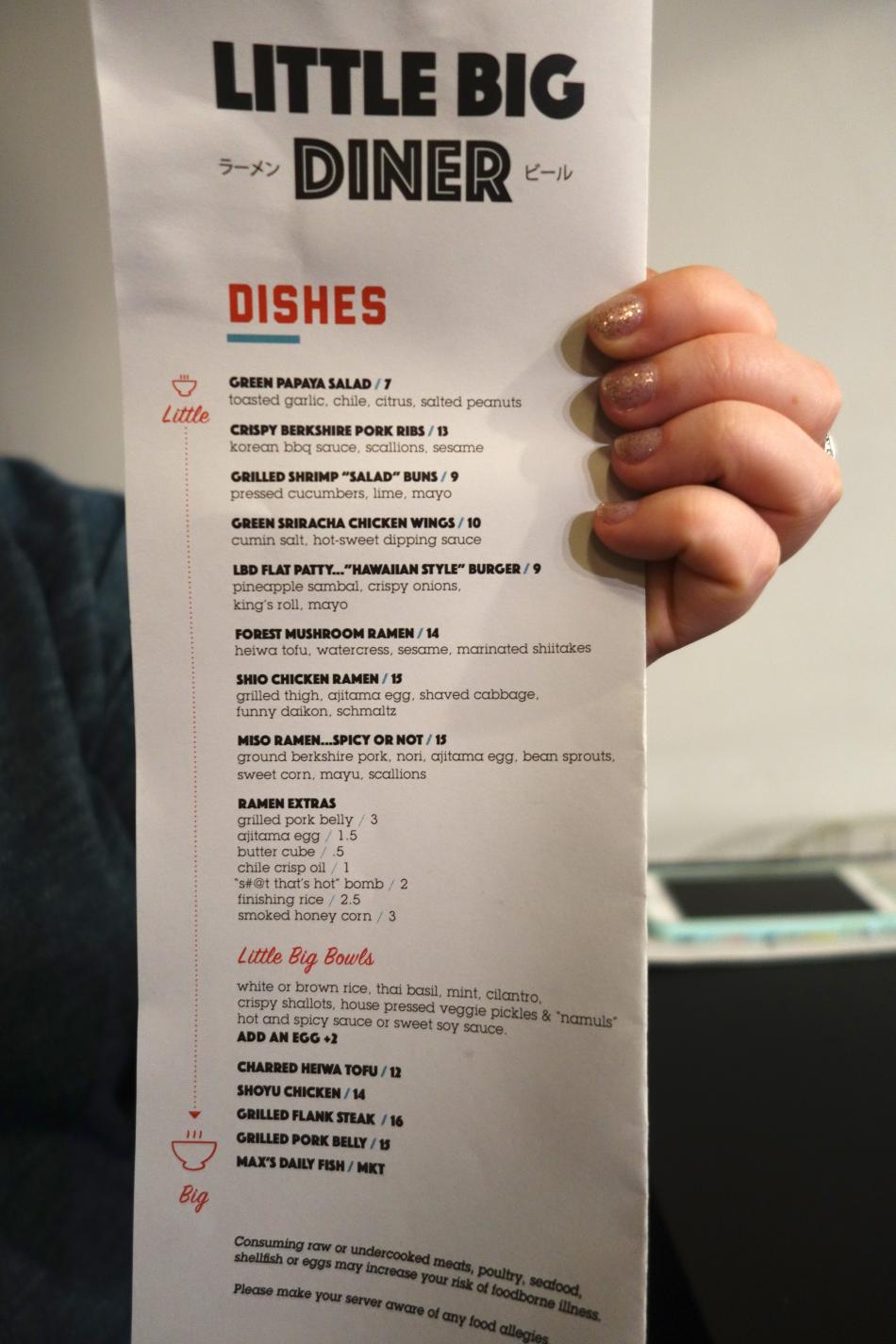 Photo of Little Big Diner menu 