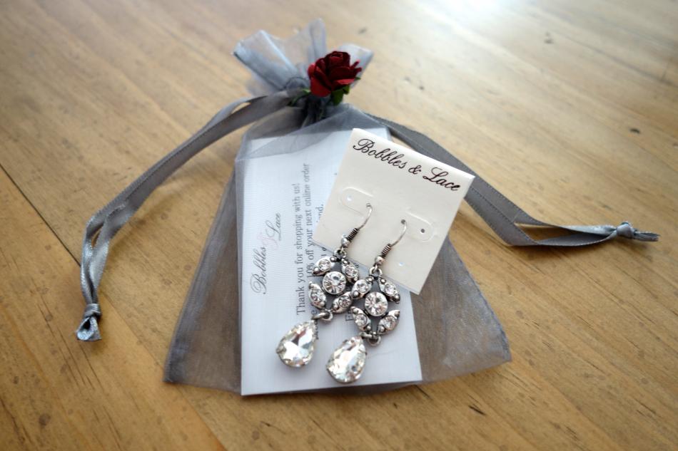 Bobbles and Lace Earrings