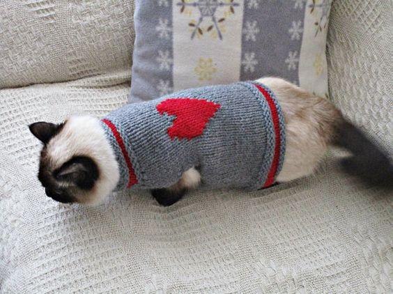 Cat Heart Sweater